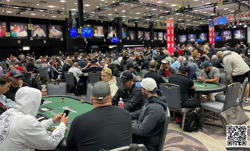 【APT扑克】2023WSOP有史以来规模最大的一天！WSOP主赛事Day1c超过3000名选手参赛！