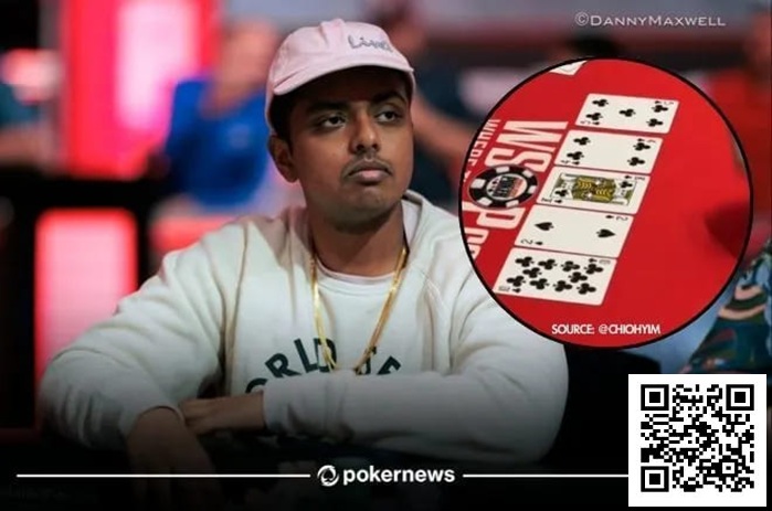 【APT扑克】明明击中后门同花，却被顺子淘汰出局！WSOPC主赛引争议